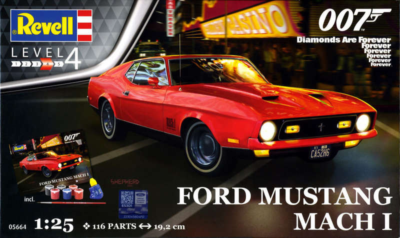 Gift Set Ford Mustang Mach I  1/25 Scale Revell 05664