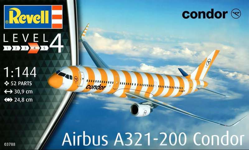 Airbus A321-200 Condor 1:144 Scale REVELL 03788