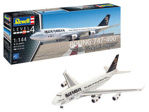Boeing 747-400 - IRON MAIDEN Ed Force One 1/144 Scale Revell 03780