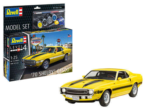 Model Set '70 Shelby Mustang GT500 1/25 Scale REVELL 67729