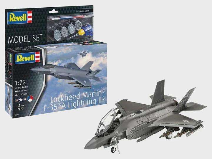 Model Set F-35 A Lightning II 1/72 Scale REVELL 63799