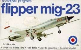 MiG-23 Flipper - 1/144 Scale (Entex)(8461F)(TH2359)