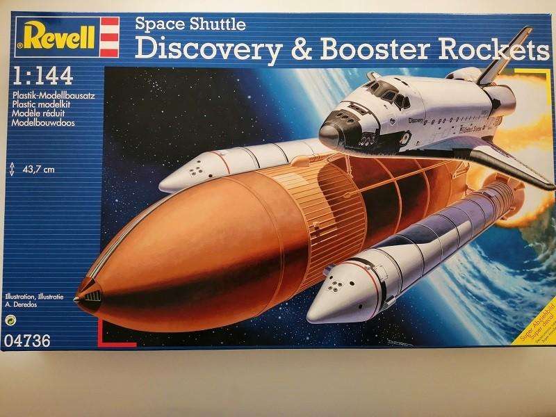 SPACE SHUTTLE DISCOVERY & BOOSTER ROCKETS 1/144 Scale REVELL 04736