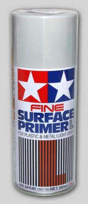 Surface Primer Fine L (Light Grey) Spray Can 180ml (Tamiya 87064)