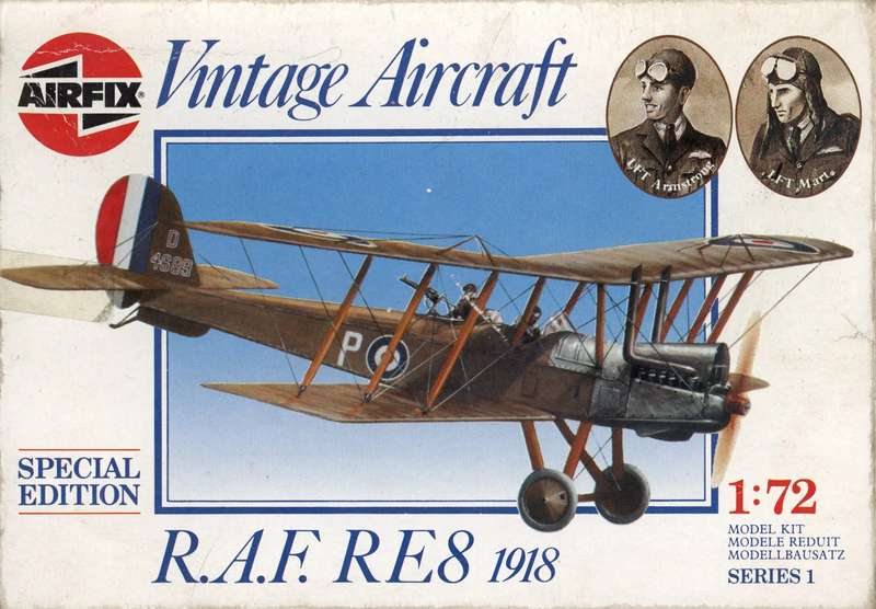 RE8 1918 - 1/72 Scale (Airfix)(A01076)(ON0074)