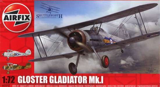 Gloster Gladiator Mk.1 - 1/72 Scale (Airfix)(A02052)(ON0017)