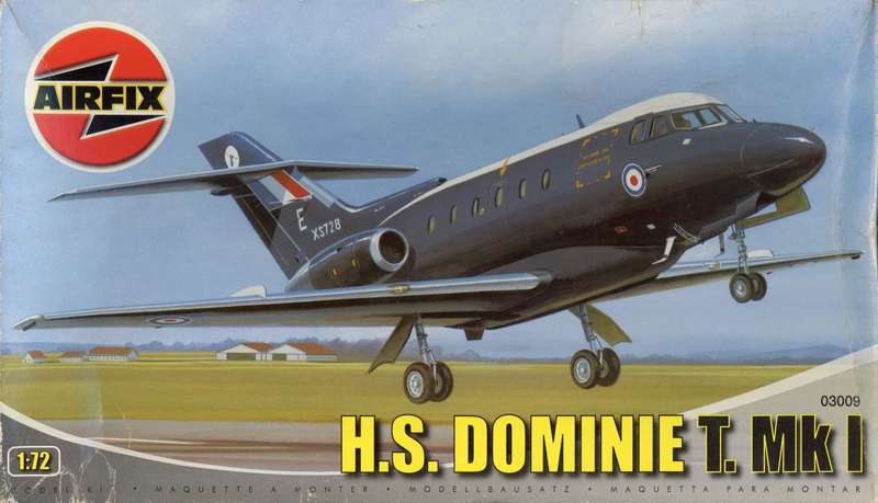 H.S. Dominie T.Mk.1 (HS.125) - 1/72 Scale (Airfix)(A03009)(ON0042)