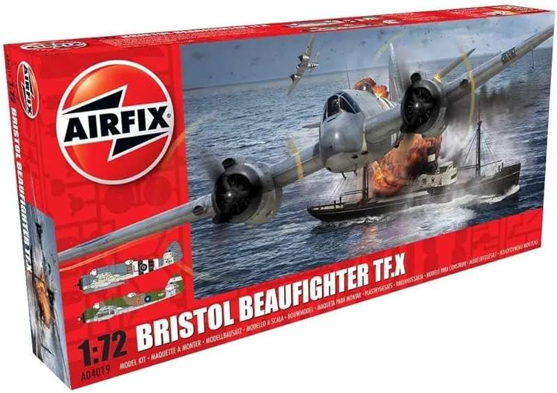Bristol Beaufighter TF.X - 1/72 Scale (Airfix)(A04019)(ON0055)