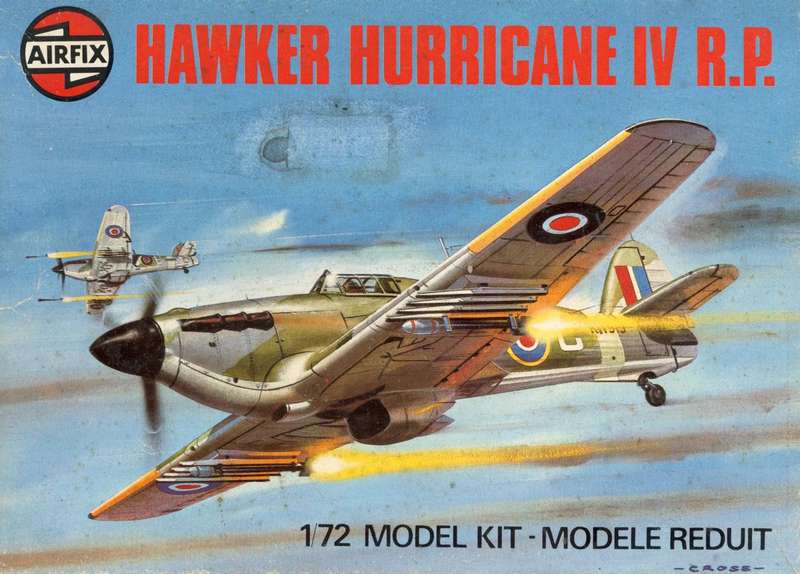 Hawker Hurricane IV R.P. - 1/72 Scale (Airfix)(A61012-8)(ON0040)