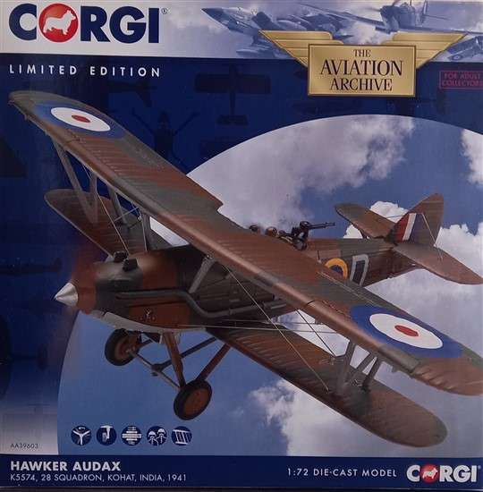 Hawker Audax RAF - 1/72 Scale (Corgi)(AA39603)(TAS015768)
