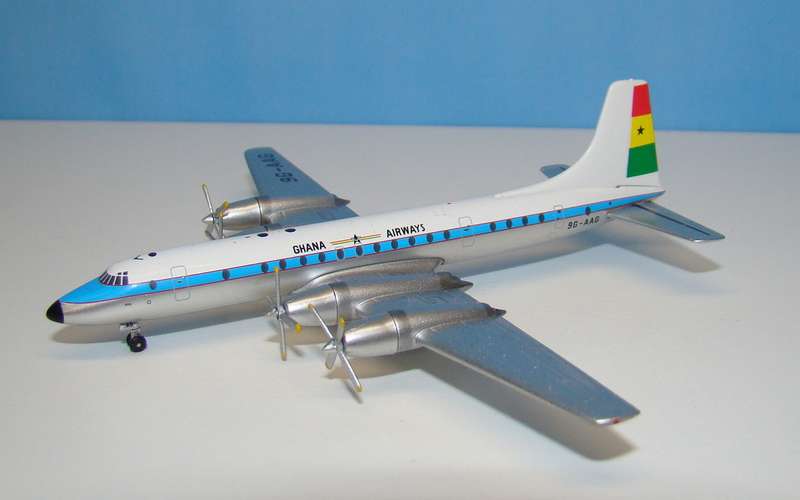 Bristol Britannia Ghana Airways - 1/400 Scale (Aeroclassics)(AC9GAAG)
