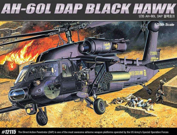 Sikorsky AH-60L DAP Blackhawk - 1/35 Scale (Academy 12115)
