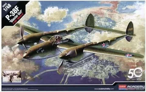 Lockheed P-38F Lightning "Glazier Girl" - 1/48 Scale (Academy 12208)