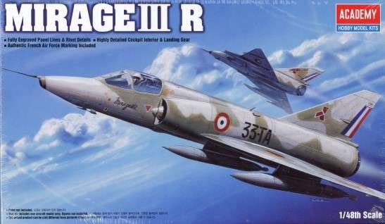 Mirage IIIR - 1/48 Scale (Academy(ACAD12248)
