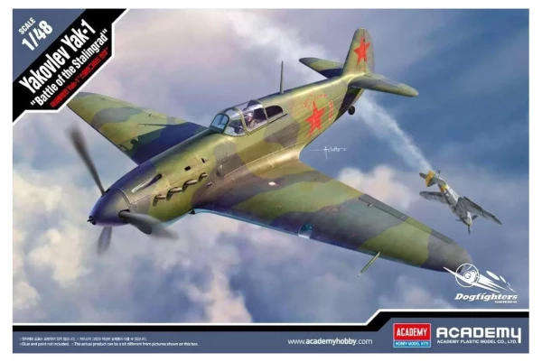 Yak-1 Soviet Air Force Stalingrad - 1/48 Scale (Academy 12343)
