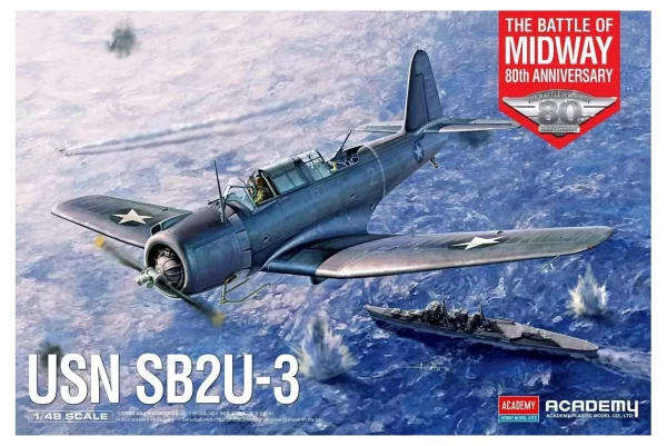 SB2U-3 Battle of Midway - 1/48 Scale (Academy 12350)