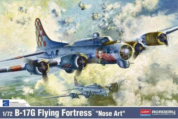 Boeing B-17G Flying Fortress with Nose Art - 1/72 Scale (Academy 12414)