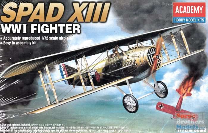 Spad XIII - 1/72 Scale (Academy12446)