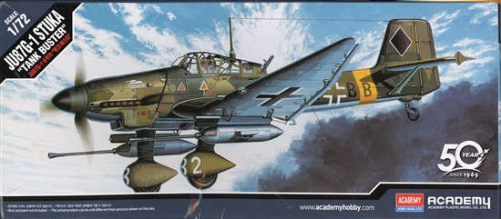 Junkers Ju.87G Stuka "Tank Buster" - 1/72 Scale (Academy 12450)