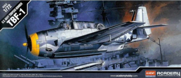 Grumman TBF-1 Avenger - 1/72 Scale (Academy 12452)