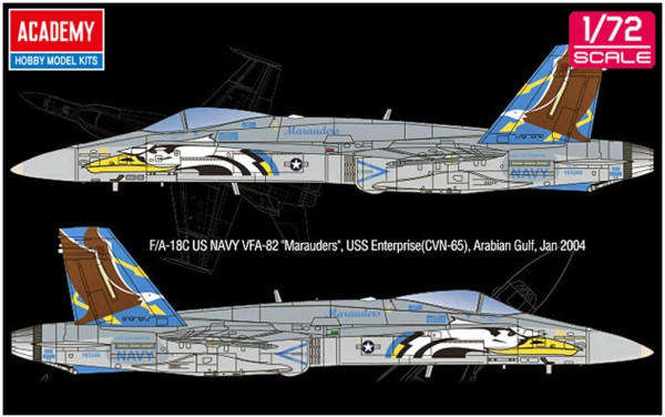 F/A-18C Hornet 'VFA-82' - 1/72 Scale (Academy 12534)