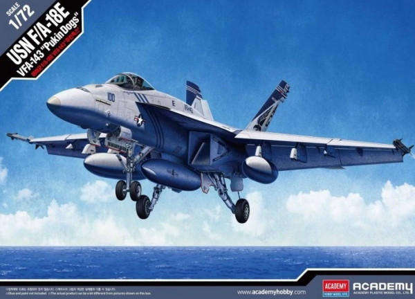 F/A-18E Hornet "Pukin Dogs" - 1/72 Scale (Academy 12547)