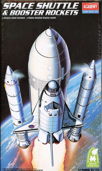 Space Shuttle with Booster Rockets - 1/288 Scale (Academy ACAD12707)