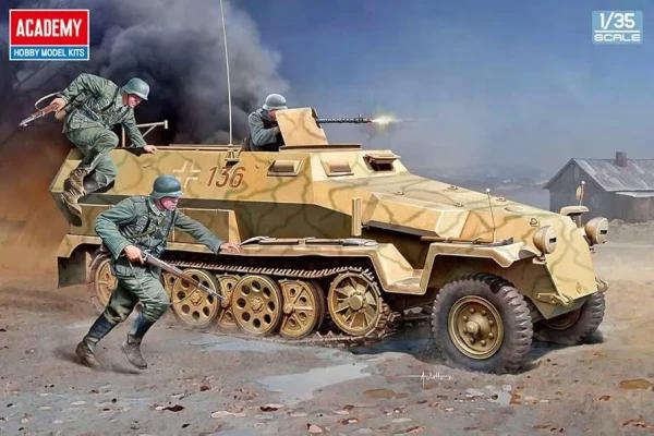 Sd.Kfz.251 Ausf C - 1/35 Scale (Academy 13540)