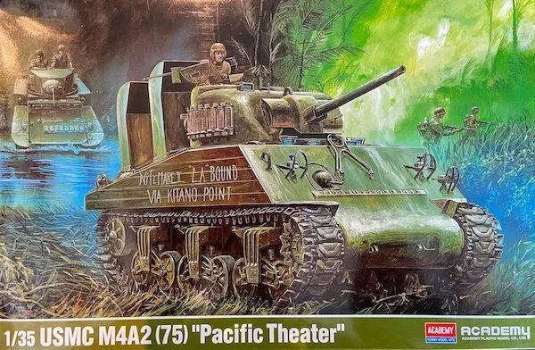 M4A2 (75) 'Pacific Theatre' - 1/35 Scale (Academy 13562)
