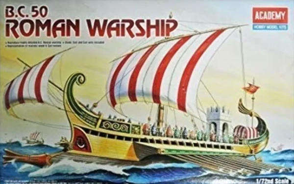 Roman Warship Circa BC50 - 1/72 Scale (Academy 14207)