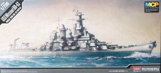 USS Missouri - 1/700 Scale (Academy 14222)