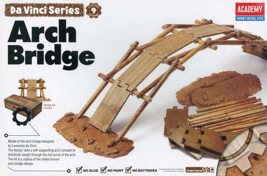 Da Vinci Arch Bridge (Academy 18153)