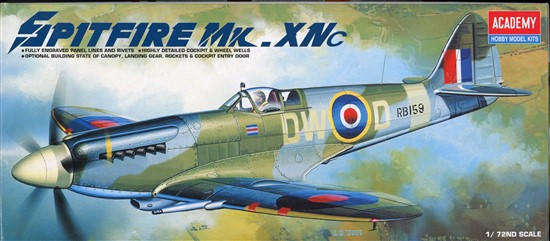Spitfire Mk.XIVc  - 1/72 Scale (Academy 2130)