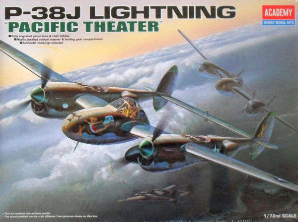 P-38J Lighthing "Pacific Theater" - 1/72 Scale (Academy 2209)