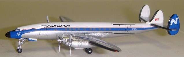 Lockheed L-1649 Super Constellation Nordair - 1/400 Scale (Aeroclassics)(ACCFNAL)(TAS002099)