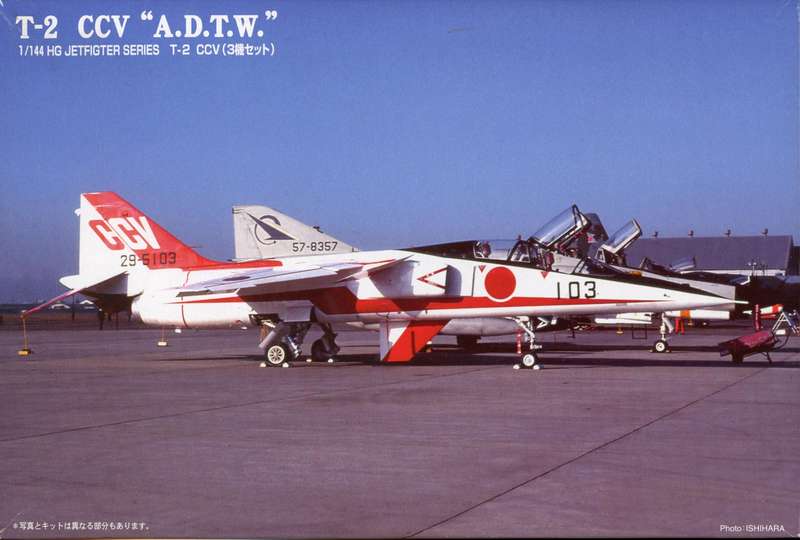 Mitsubishi T-2 CCV A.D.T.W. - 1/144 Scale (Micro Ace)(ACE62155)(TH2368) (3 KITS IN BOX)