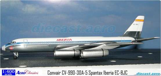 Convair 990 Spantax - 1/400 scale (Aeroclassics)(ACECBJC)