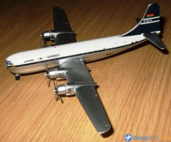 Boeing B377 Stratocruiser Ghana Airways - 1/400 Scale (Aeroclassics)(ACGANTX)