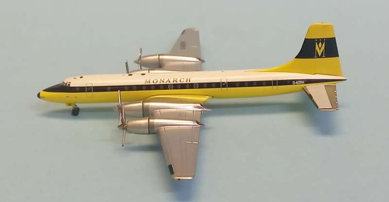 Bristol Britannia 312 Monarch - 1/400 Scale (AeroClassics)(ACGAOVH)(TAS4476)