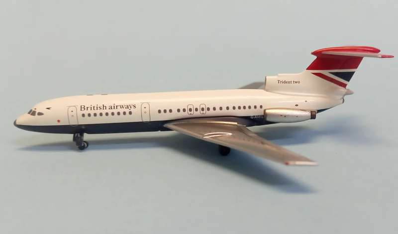 Hawker Siddeley HS121 Trident 2 British Airways - 1/400 Scale (AeroClassics)(ACGAVFL)(TAS4499)