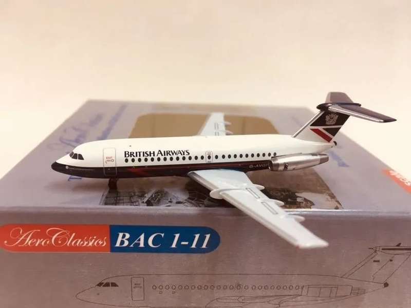 BAC 1-11 British Airways - 1/400 Scale (AeroClassics )(ACGAVGP)(TAS4093)