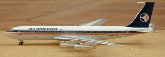Boeing 707-320 Jet America - 1/400 Scale (ACN707AD)(TAS002861)(AeroClassics)