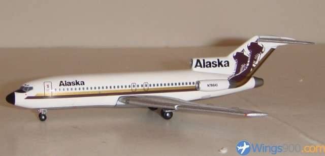 Boeing 727-090C Alaska Airlines - 1/400 Scale (Aeroclassics)(ACN766AS)(TAS001509)