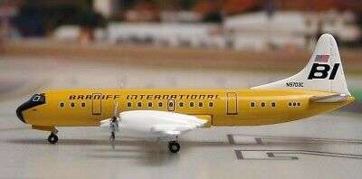 Lockheed L-188 Electra Braniff - 1/400 Scale (Aeroclassics)(ACN9703C)
