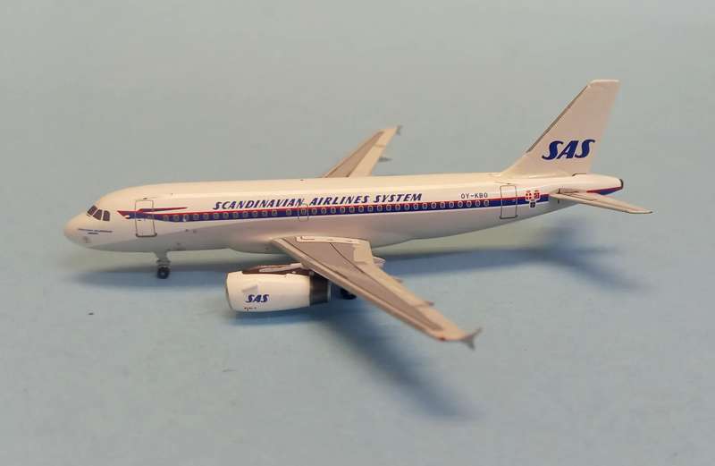 Airbus A319 Scandinavian Airlines System - 1/400 Scale (Aero Classics)(ACOYKBO)(TAS4419)