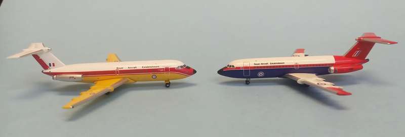 BAC 1-11s Royal Air Force (Set of 2) - 1/400 Scale (AeroClassics)(ACRAFSET)(TAS4615)