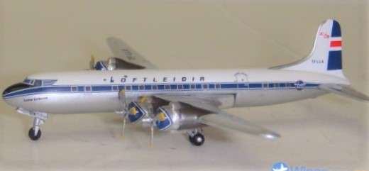 Douglas DC-6 Loftleidir - 1/400 Scale (Aeroclassics)(ACTFLLA)(TAS002860)