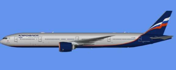 Boeing 777-300 Aeroflot - 1/500 Scale (AERO500)(ACVPBGB)(TAS000578)