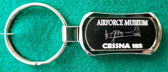 Air Force Museum Cessna 185 Metal Key Ring (AFM5)