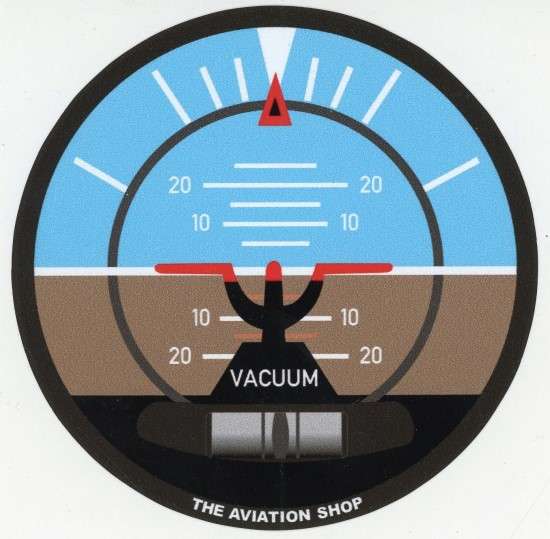 Artificial Horizon Sticker (AI-4)